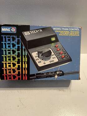 Mrc Tech11 Vtg Ho Tech 11 Loco Motion 1500 Train Transformer Controller New With Box