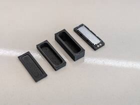 Mrg-2509-nw Mrg 25x09 Mm Sugar Cube Speaker With 6mm 3mm And 1mm Baffles For Esu Other Decoders