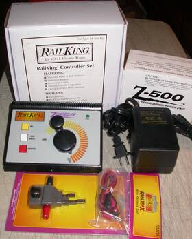 40-750c Mth Z-500 Railking Contoller Set 50-watt New Condition Tested