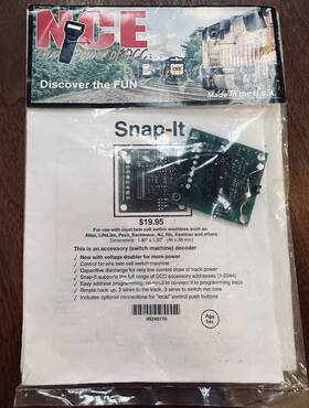 05240115 Nce Snap-it #05240115 Accessory Decoder - Multiscale Sealed Ny