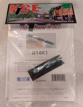 5240167 Nce N14k1 Drop In Dcc Decoder For Athearn / Kato N Scale