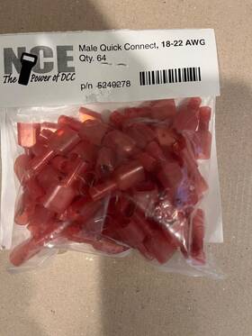 5240278 Nce Male Quick Connect - 18-22 Gauge Qty 64 #5240278