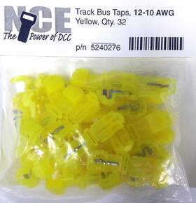 Tbty32 Nce 816757011363 524276 Track Bus Taps Yellow 32 For Dcc Power Wire