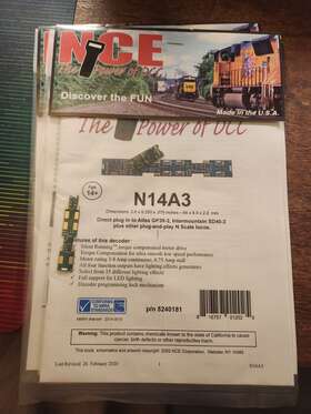 5240181 Nce 816757012025 N N14a3 Dcc Decoder