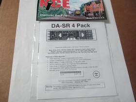 5240107 Nce Corporation #5240107 Da-sr 4 Pack Dcc Decoder 2 Amp 5 Function Ho Scale