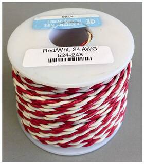 Nce Power For Dcc 816757011103 24 Awg Red/wht 100ft