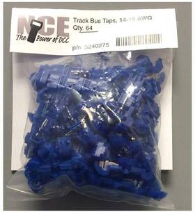 Blu64 Nce Power For Dcc 816757011356 14-16 Awg Track Bus Taps