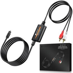 B01mrii0d1 Neoteck 192khz Dac Converter 7ft Optical To Rca Spdif Digital Audio Cable