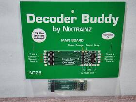 Ntz5 Nix Trains Decoder Buddy With 2.2k Ohm V5b Mb 12 Outs And 21 Pin Socket New