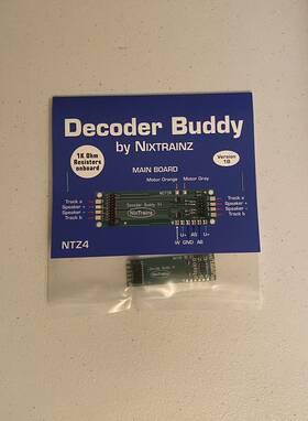 Ntz4 Nixtrainz Nix Trainz Decoder Buddy 1k Ohm V1b 8 Output Motherboard With 21-pin Socket