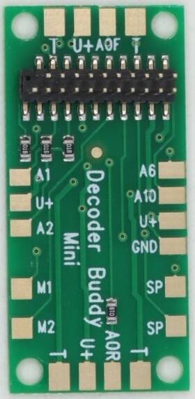 Ntz8 Nixtrainz Decoder Buddy Mini 21 Pin 4 Output 2.2k Resistors Dcc - 5 Pack