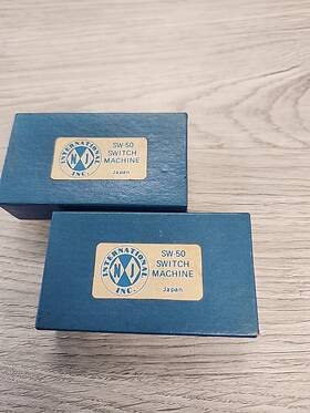Nj International Sw-50 2 Vintage New Jersey Nji Switch Machines Ho Scale # Nos