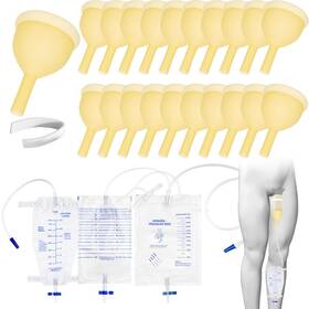 B0g2bvjgmy Opstra Yee 20 Latex Catheters With Adhesive Strips 2x2000ml 1000ml 750ml Bags 30mm