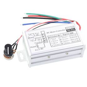 Oufdj 825665538145 12v 24v Max 20a Pwm Dc Motor Stepless Variable Speed Control Controller Switch