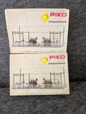 60016 Piko N Scale Transformer Station Umspannwerk Lot Of 2 New Old Stock