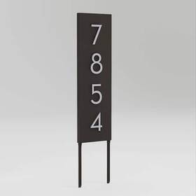 Post & Porch 850059529591 And Welcome Home Rectangle Address Yard Sign Welcome-brown