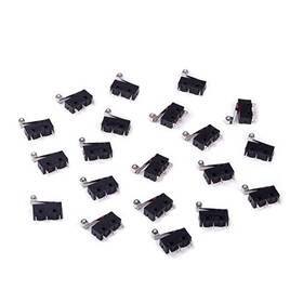 Qianxin 713923414228 20pcs Momentary Hinge Metal Roller Lever Micro Switch Ac 5a 125 250v Spdt 3