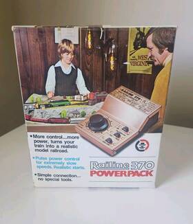 370n Railine Vintage 370 Power Pack Pulse Model Trains With Box