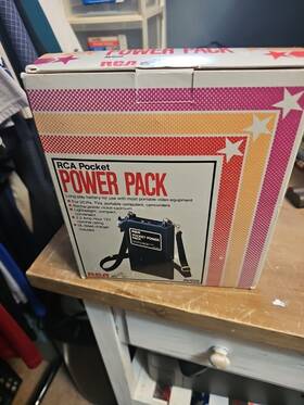 Av005 Rca Vintage Nos Video Power Pack For Vcr Tv Camera Lights New Open Box