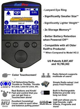 Hc-3-sun Ring Engineering Railpro New Model Train Controller Extra Bright