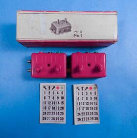 Pb1.n Rivarossi 2 Control Boxes For Switches/signals 1950s Box W Decals-unused
