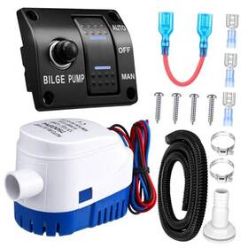 Fas-saysurey-0896 Saysurey Automatic Bilge Pump Boat 12v 24v 3 Way Switch Panel With Built In