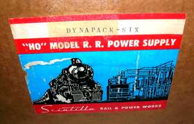 Scintilla Dynapack Mark Vi 6 Vintage Model Railroad 5.5 Amp Power Supply Ho Tested
