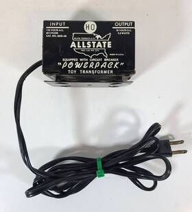 6020-as Sears Allstate #6020 As Powerpack Transformer 7.5 Watt 18 Volt Dc Ho Scale