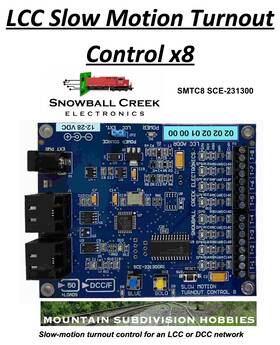 Sce-231300 Snowball Creek Electronics Smtc8 Lcc Dcc Slow Motion Turnout Control X8 5 Offer