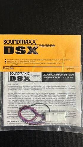 825214 Soundtraxx Dsx Sound Decoder For Alco 251 With Wabco E2 Horn Pn#