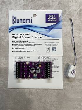 Blu-4408 Soundtraxx 884609 Blunami Dcc Sound Decoder Steam-2 Current Keeper 2