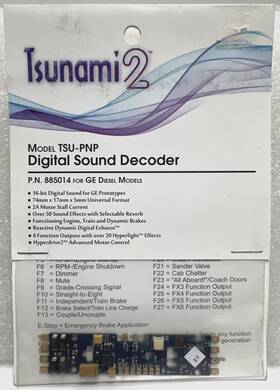885014 Soundtraxx Tsunami 2 Tsu-pnp Dcc Digital Sound Recorder For Ge Diesel