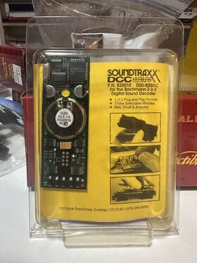 Dsd-b280lc Soundtraxx Dcc Digital Sound Decoder #820010 For Bachmann 2-8-0 And Mtn