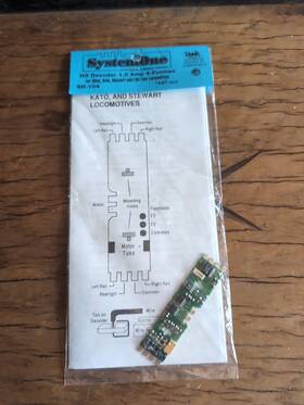 Sh-104 System One Wangrow Ho Decoder 1 Amp 4 Function Kato And Stewart Locos New