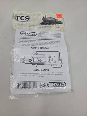 6-function Tcs 1466 Kat26 Hardwire Decoder For Ho Scale Locomotives