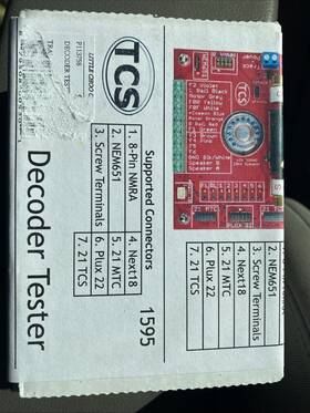 1595 Tcs Decoder Tester
