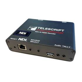 Tbc1 Telescript Ndi Certified Black Decoder Box With Resolution Up To 3840x2160 60p