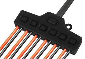 Tl-106cv Topcei 2pcs 6-port Bare-wire Power Distribution Hub - New Great For Micro Leds #26b