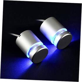 L-2525-st-bl Topnike Aluminum Led Sign Standoffs 1 Inch Silver Blue Pack Of 4 With