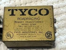 608m Tyco Vintage Ho Train Transformer Controller Model Power Pack Hong Kong