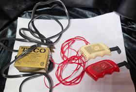 608p Tyco Vintage Roadracing Model Transformer And 2 Hand Controllers - Untested