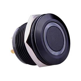U19d1b Ulincos Momentary Pushbutton Switch U19d1 1no Spst Black Metal Shell With Blue