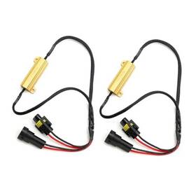 Fu2ch00534 Uoienrt 50w 8 Ohm Headlamp Bulb Relay Harness Adapter H8 H11 Led Load Resistor
