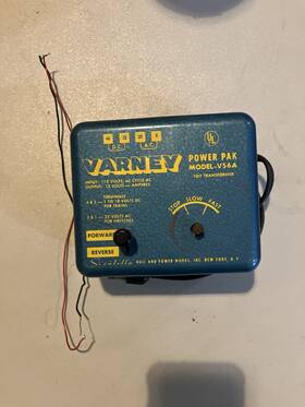 V.54a Varney Powerpak Model Toy Transformer Power Pack Ho Train Speed Control