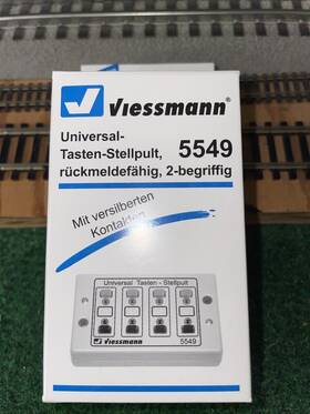 5549 Viessmann Control Box With Light Signal Switches And Signals New