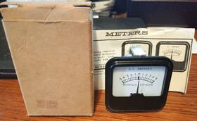 927-380 Walthers Vintage Model Rr Ho Scale Marnold E Dc 5-0-5 Amp Meter Ammeter