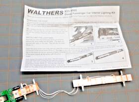 933-1065 Walthers Ho Scale Budd Dome Passenger Car Interior Lighting Kit #933-1065 New