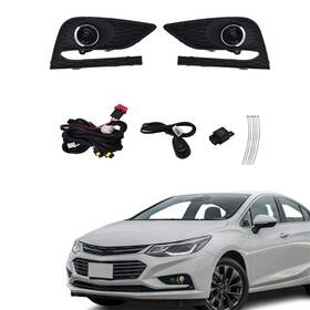 Qda-481288-559657-1ant Wflnhb Fog Lights Pair For 2016-2018 Chevy Cruze Front Bumper Harness Switch