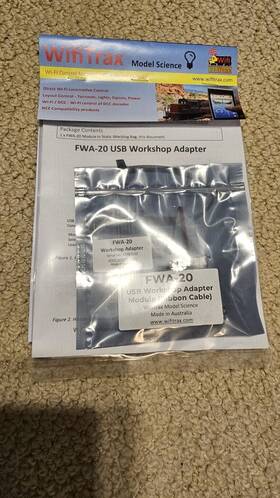 Fwa-20 Wifitrax Workshop Adapter Module 6 Pin Socket