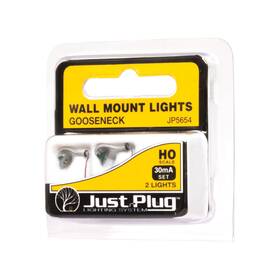 Woojp5654 Woodland Scenics Ho Wall Mount Lights Gooseneck 3 Electrical &